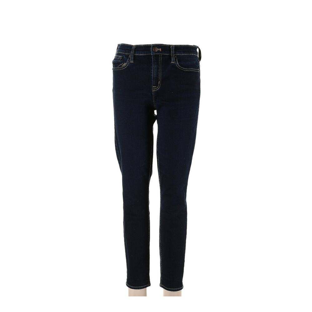 J Crew Factory Store Womens Jeans Size 28/31 Waist Dark Wash Skinny Leg Mid Rise